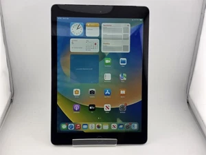 Apple iPad 5th Gen , 128GB, WiFi + Cellular, Unlocked, Space Grey, A1823 - Picture 1 of 6