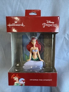 HALLMARK DISNEY PRINCESA ARIEL ÁRBOL DE NAVIDAD ADORNO. NUEVO EN CAJA. - Imagen 1 de 5