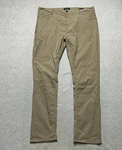 Kenneth Cole Pants Mens 36 X 32 Khaki Chelsea Slim Stretch Chino Casual - Picture 1 of 11