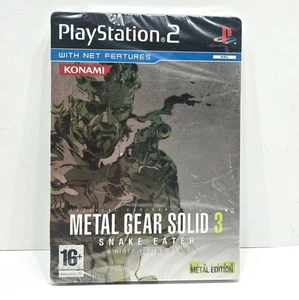 PS2 Metal Gear Solid 3 Snake Eater Edición Steelbook Limitada - Nuevo Sellado PAL UK - Imagen 1 de 18