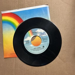 Triumph Mind Games/Hold On 1985 Mca Records 45 - Picture 1 of 3