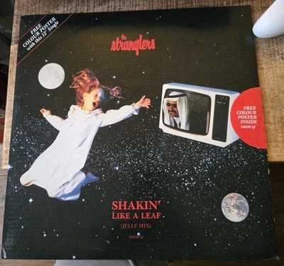 STRANGLERS SHAKIN' LIKE A LEAF 3-TRACK 12 INCH SINGLE + FAB POSTER SEALED & NM/M - Image 1 of 4