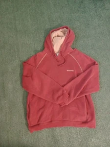Columbia Red Orange Hoodie Size Large - Picture 1 of 6