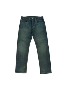 Jeans Levis 502 Pierna Cónica Recta Azul Denim Cremallera Mosca 34x30 - Imagen 1 de 7