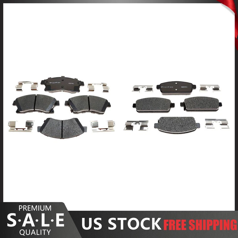 Pastillas de freno delanteras y traseras R-Line 2016 de cerámica para Chevrolet Cruze Limited Foto 1 de 4