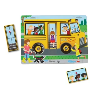Rompecabezas de canciones The Wheels on the Bus - 6 piezas de Melissa & Doug - Imagen 1 de 10