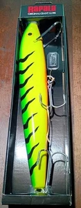 Original Rapala Riesenköder Feuertiger 24,5 Zoll Hütte Sport Shop Deko Geschenk - Bild 1 von 14