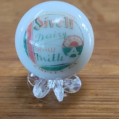 РЕКЛАМА МОЛОЧНЫХ СЛИВОК SIVELL 1 ДЮЙМ МРАМОРНЫЙ СТРЕЛОК Размер CHIPLEY GEORGIA COLLECTION - Изображение 1 из 4