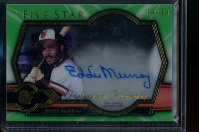 Eddie Murray Topps five star 2021 pentamerous penmanship #4/10 Baltimore Orioles - Image 1 of 2