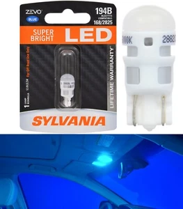 Sylvania ZEVO LED Light 194 Blue 10000K One Bulb Step Door Replace Upgrade Lamp - Picture 1 of 12
