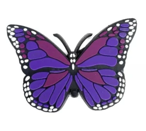 1 Pcs Purple Butterfly Jibbitz Croc Charms - Picture 1 of 1