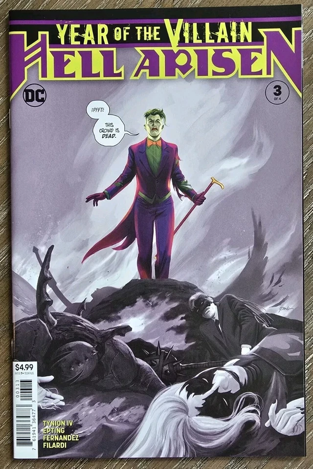 Year of the Villain: Hell Arisen #3 Steve Epting Cover (DC Comics April 2020)
