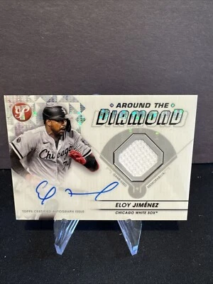 2023 Topps Pristine-Eloy Jimenez Around The Diamond Relic Auto #ADR-EJ-#2/99 - Image 1 of 2