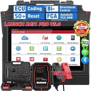 2025 LAUNCH X431 PRO V5.0 Car Diagnostic Tool OBD2 All System Scanner ECU Coding - Picture 1 of 15