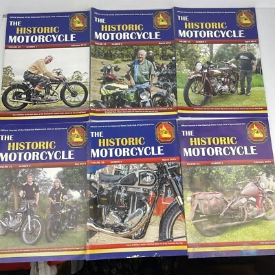 The Historic Motorcycle Queensland Magazine 6 Issue 2013 Mainly Club - Image 1 of 4