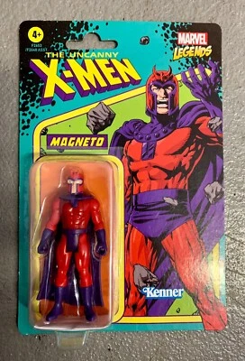 Figura retro Magneto Kenner Hasbro X-Men 2021 nueva sellada Marvel Legends 3,75"  Foto 1 de 2