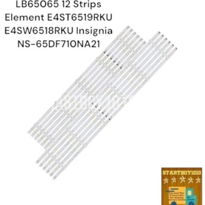 LB65065 12 Strips Element E4ST6519RKU E4SW6518RKU Insignia NS-65DF710NA21 - Picture 1 of 6