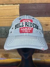 Vintage PBR Professional Bull Riders Gray colored snapback Hat PBR Brand tags