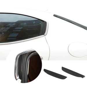 Pegatinas decorativas de pilar C de fibra de carbono real para Maserati Ghibli 2014-2020 2X - Imagen 1 de 8