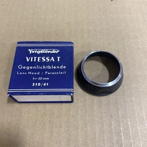VINTAGE VITESSAT GEGENLICHTBLENDE LENS HOOD f= 50mm 310/42 NOS - Picture 1 of 4