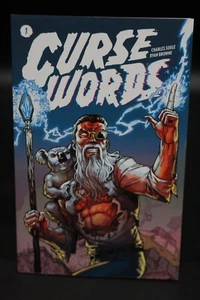 Curse Words (2017) TPB #1 firmado y bocetos Charles Soule Ryan Browne sin certificado de autenticidad casi nuevo - Imagen 1 de 8