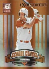 2008 Donruss Elite Extra Edition School Colors #24 Jordan Danks/1500