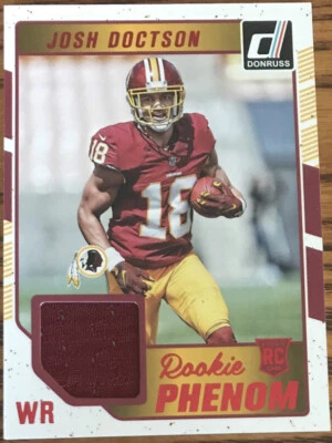 2016 Donruss Rookie Phenom Jerseys RED Josh Doctson #40 Washington Redskins - Image 1 of 2