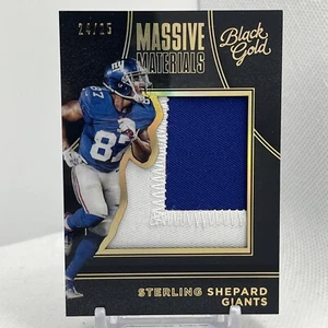 2016 Panini Black Gold Massive Materials /25 Sterling Shepard #MMA12 Rookie RC - Picture 1 of 6
