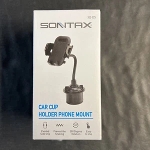 Sontax Cup Holder Phone Mount Shake Resistant 360° Rotation Flexible Neck - Zdjęcie 1 z 3