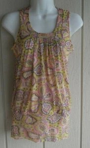 Junior S Sweet Pea Nylon Netz Blumen U-Ausschnitt ärmellos Top Brustumfang 29" - Bild 1 von 6