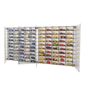 1/64 Hot Wheels, Matchbox, Diecast Car Display Case with acrylic doors 2x50 Cars - Picture 1 of 5