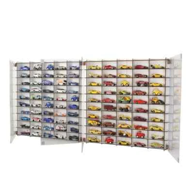1/64 Hot Wheels, Matchbox, Diecast Car Display Case with acrylic doors 2x50 Cars - Image 1 of 4