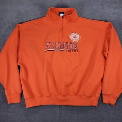 Sudadera Pullover Clemson Tigers Bordada Cuello Simulado Deletrear Embalaje Original 2XL Foto 1 de 4