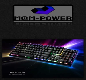 MSI Vigor GK41 Mechanische Gaming-Tastatur Kailh Red -Deutsch- - Bild 1 von 1