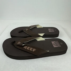 Reef Mens Brown Flip-Flops Size 9 EU 42 Casual Beachwear Sandal Thong-Style NEW - Picture 1 of 11
