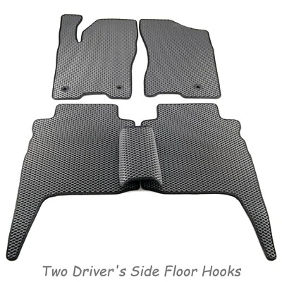 Car Floor Mats for NISSAN ARMADA 2004—2015 Custom Fit All Weather Liners Carpets - Image 1 of 4