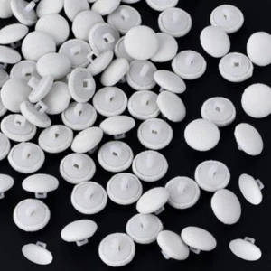 70Pcs 12.5mm Plastic Shank Tuxedo Button Wedding Dress Buttons - Picture 1 of 9