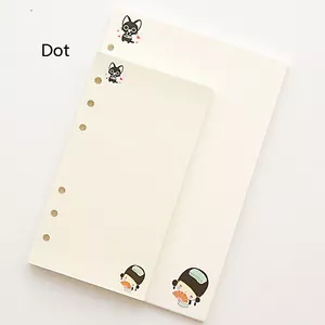 A5/A6 Dot Colour Planner Diary Insert Refill Schedule Organiser 45 Sheets Cute # - Picture 1 of 7