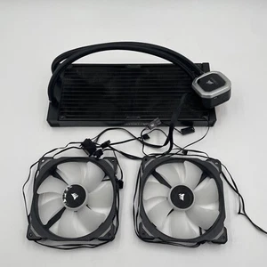 Refroidisseur CPU liquide CORSAIR H115i RGB PLATINE 280mm noir CW-9060038-WW - Photo 1/7