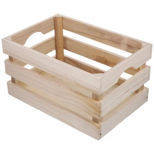 Wooden Fruit Crates Nesting Crates Wood Crate Rustic Storage Bins Wine Crates - Picture 1 of 12