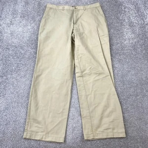 Pantalones Puritan de pierna recta para hombre 36x32 tostado cebada frontal plano bolsillo de corte - Imagen 1 de 10