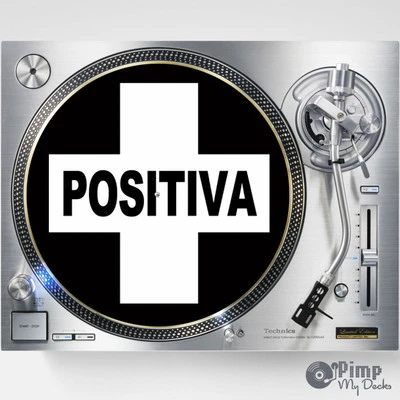 POSITIVA DJ SLIPMATS / SLIP MATS X 2 - TECHNICS - STANTON - TRANCE - HOUSE - Image 1 of 2