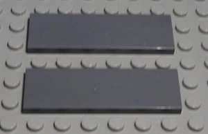 LEGO Tile - Tile 2x6 New Dark Grey 2 Piece - Bild 1 von 1