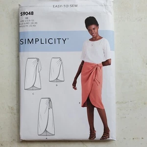 Simplicity S9048 Skirt Sarong Pleats Gathers 3 Lengths Easy Misses 14 - 22 UNCUT - Picture 1 of 6