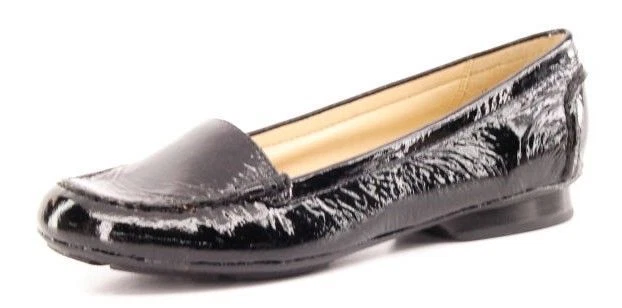 Nuevo KAREN SCOTT Mujer Charol Mocasín Plano Informal Zapato de Vestir Foto 1 de 4