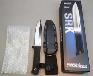 Cold Steel 38CKE 3V SRK 6" Blade 10.75" Overall w/ Sheath - Black Handle - Picture 1 of 3