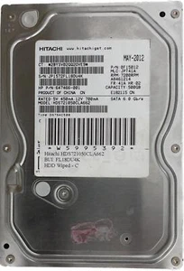 Hitachi Deskstar HDS721050CLA662 500GB 3.5" Desktop Hard Drive SATA 0F15012 GOOD - Picture 1 of 1