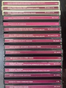 Bulk lot of Classical CDs (VOCAL Historical Recordings Memories) As Pictured F18 - Imagen 1 de 2