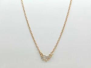 Hals Kette Damenmode Strass Anhänger Liebe Hochzeit Herzform Herz 820116 - Picture 1 of 4