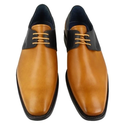 Hombre Barker - A288 Kurt Zapatos Talla 9.5F Cedro / Negro Ex-Display un-Boxed - Imagen 1 de 4